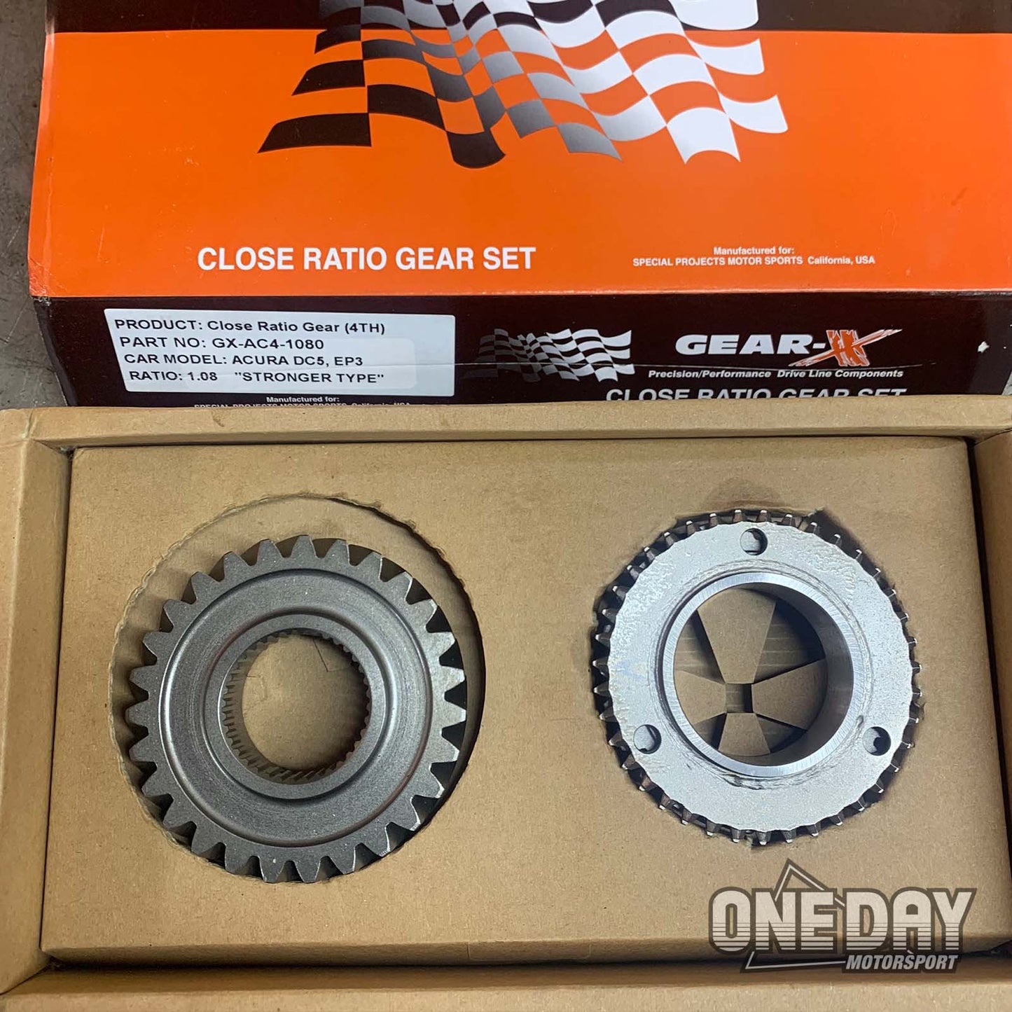 Gear X Drag2 kit 1-4 Gearset