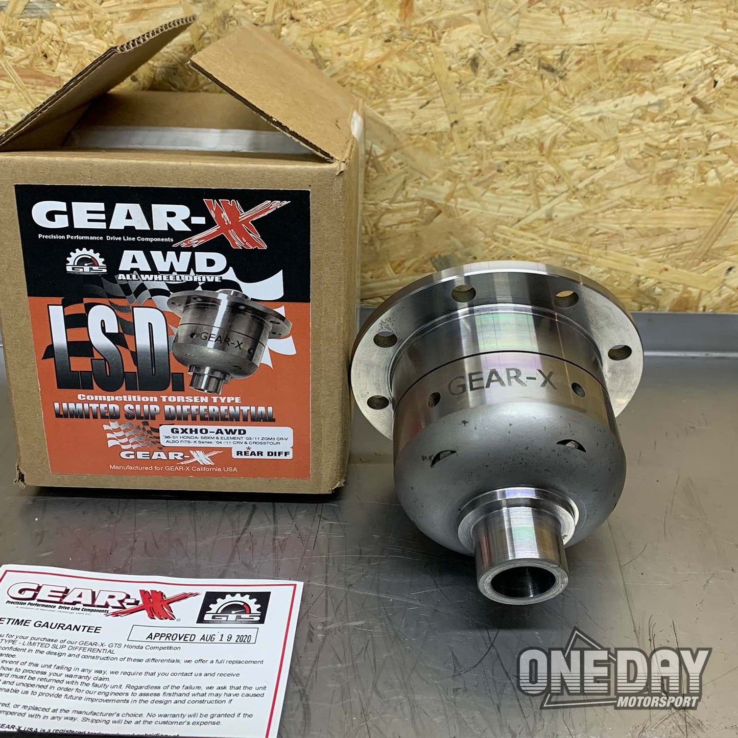 Gear X Rear LSD CRV AWD – OneDayMotorsport
